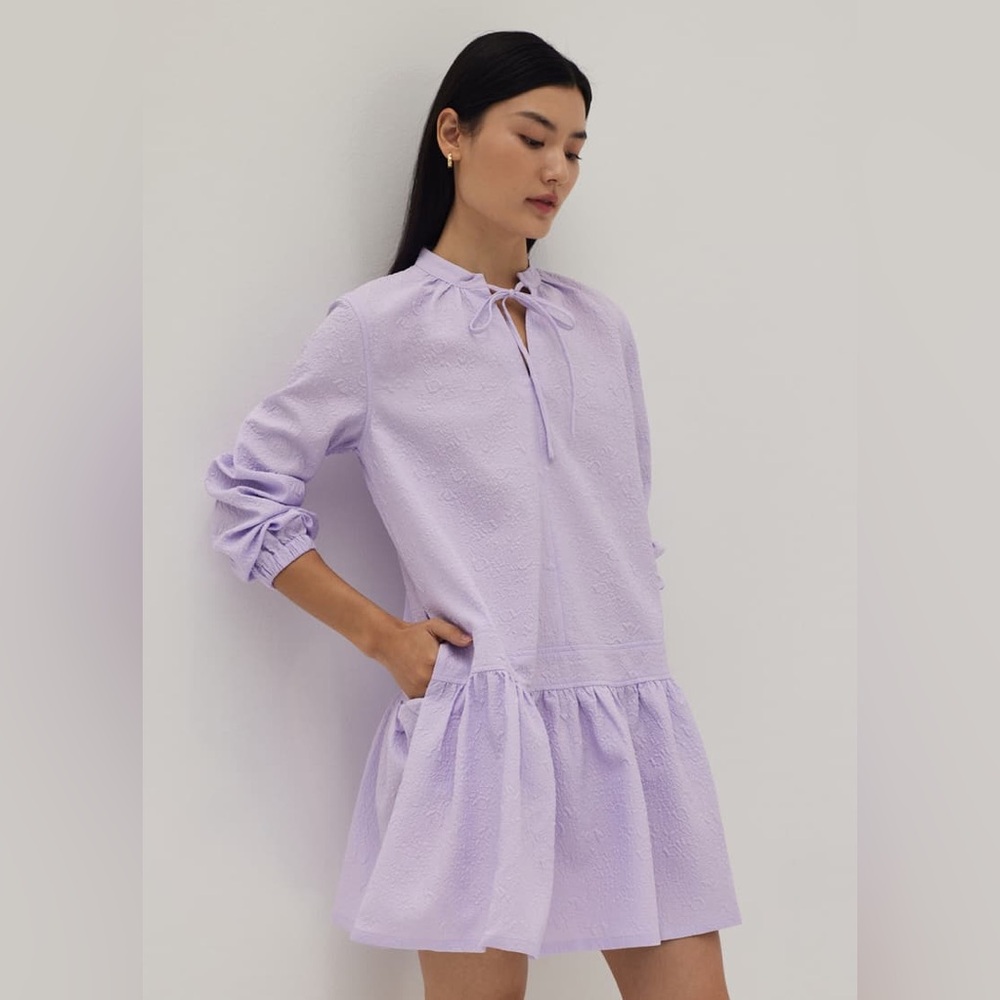 Love Bonito Shaira Ruched Peplum Dress